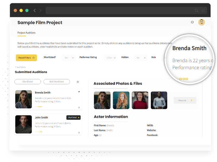 casting call software casting call software