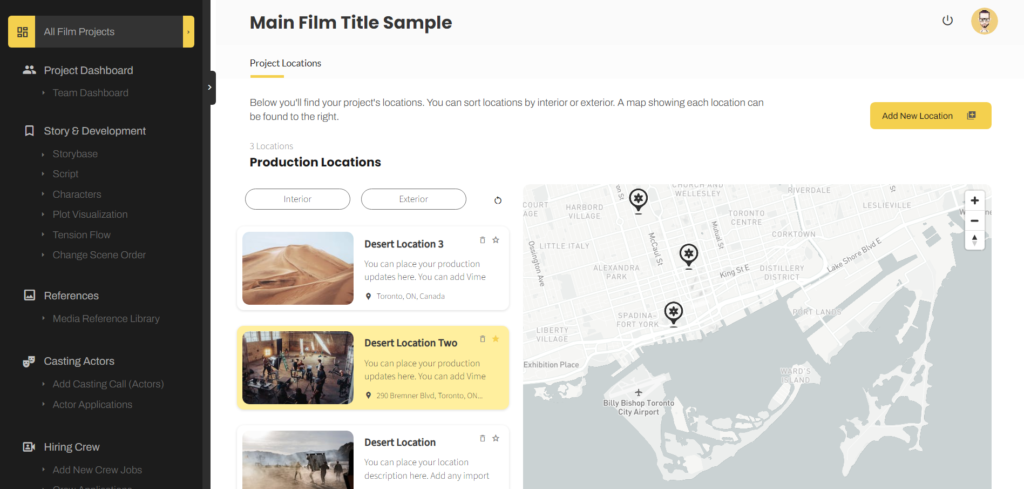 location scouting software app
