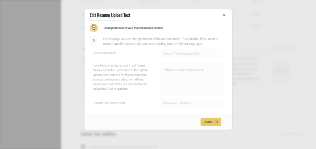 multilanguage casting call software