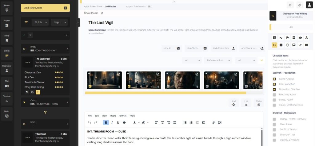 Stencil Screenwriting Software