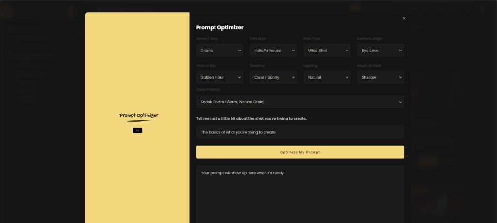 ai storyboard software prompt optimizer